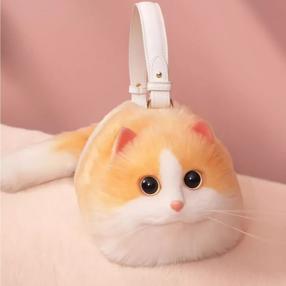 one shoulder cute cat bag