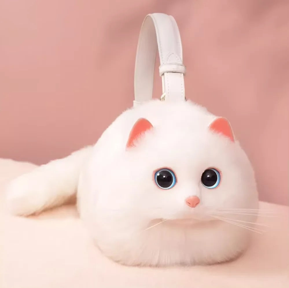 one shoulder cute cat bag