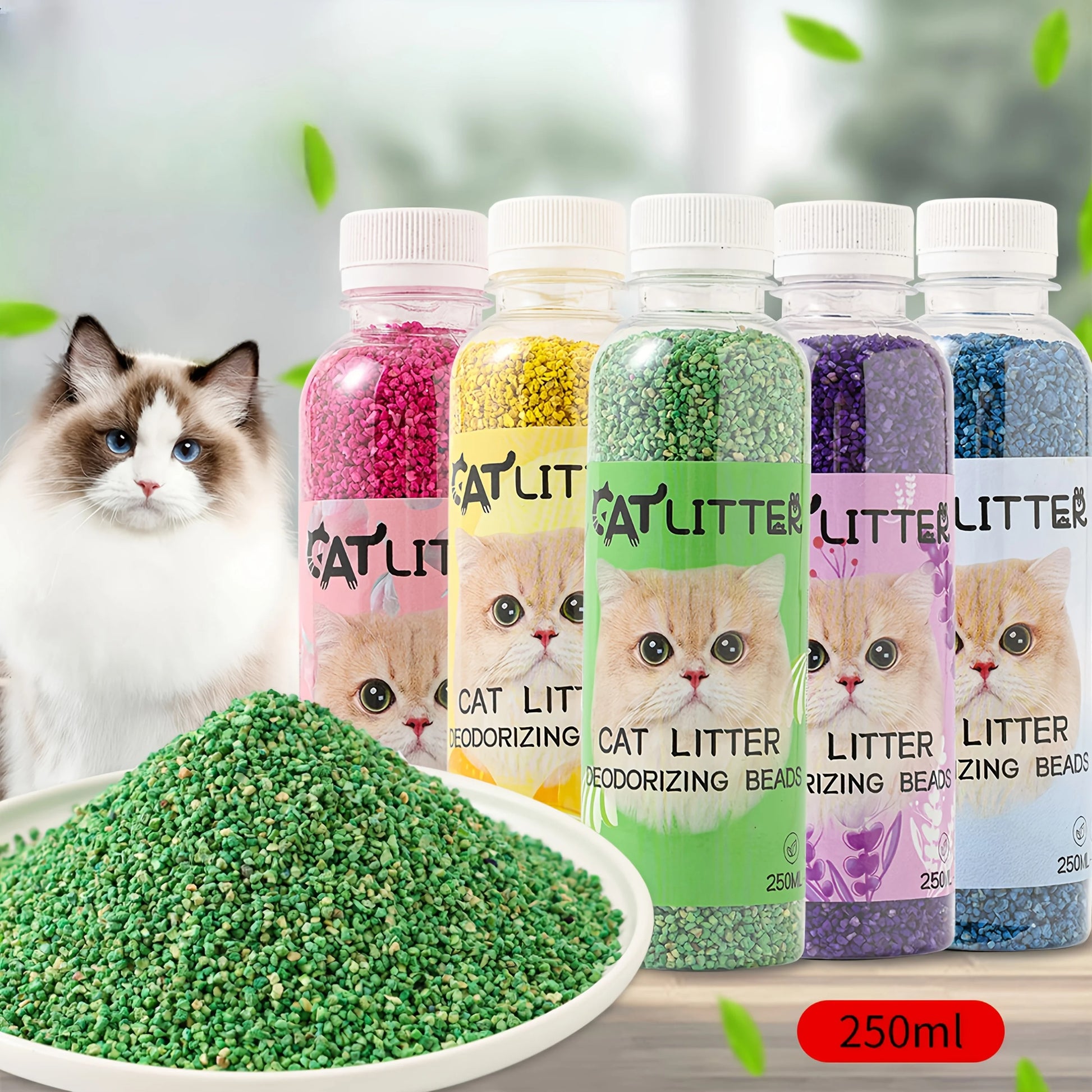 A Bottle of Cat Litter Deodorizing Beads