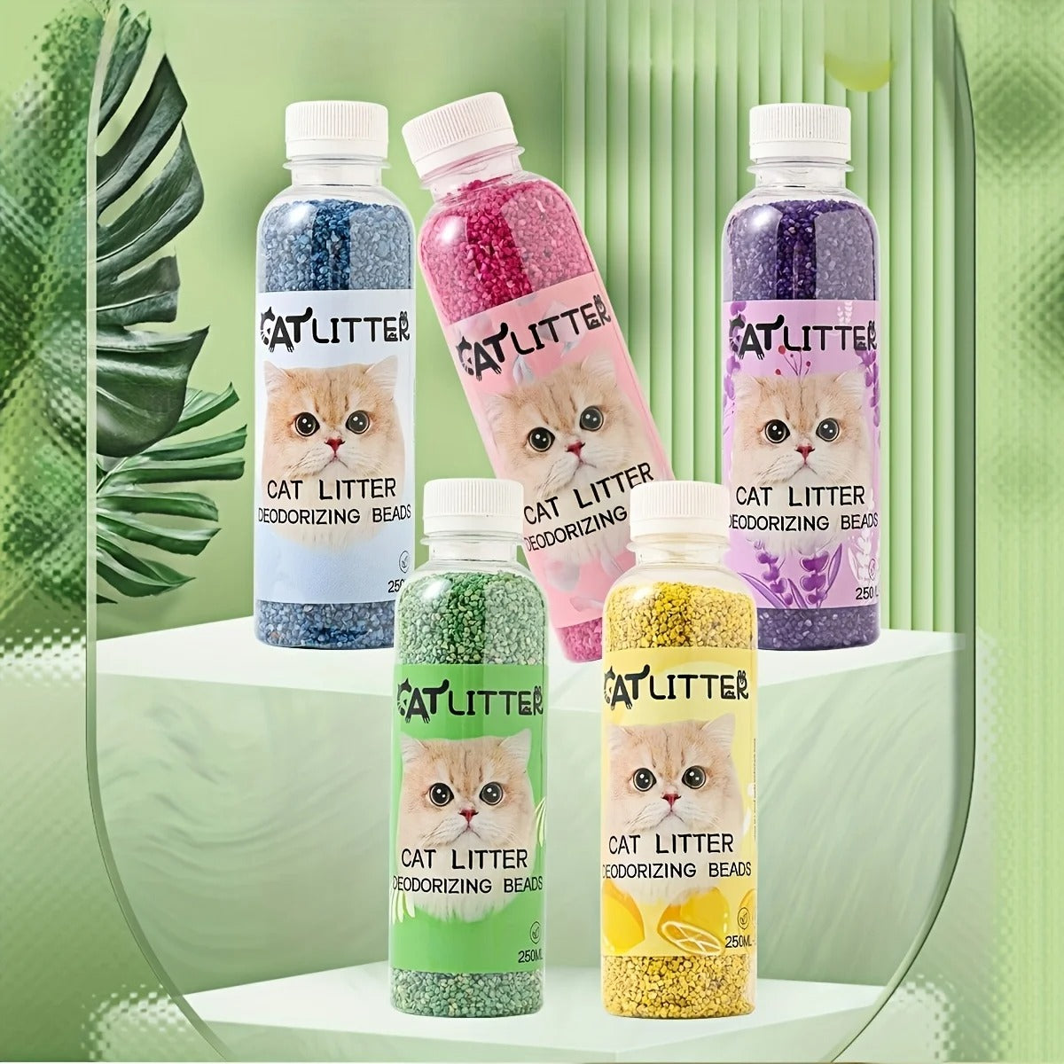A Bottle of Cat Litter Deodorizing Beads