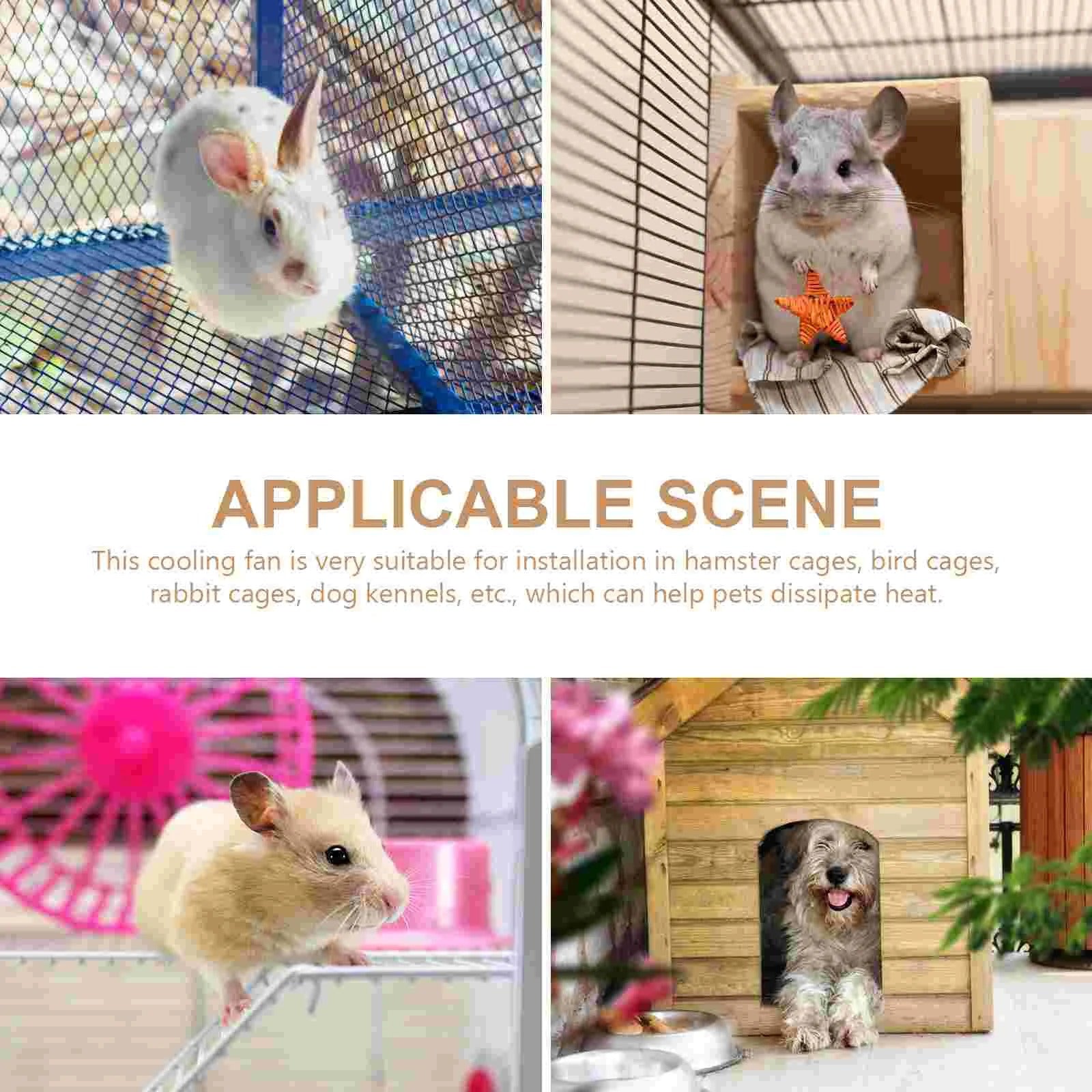Cooling Fan Pet Hamster Cage