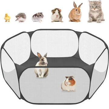 Portable Pet Playpen Tent – Foldable Cage for Cats, Dogs, Rabbits & Hamsters