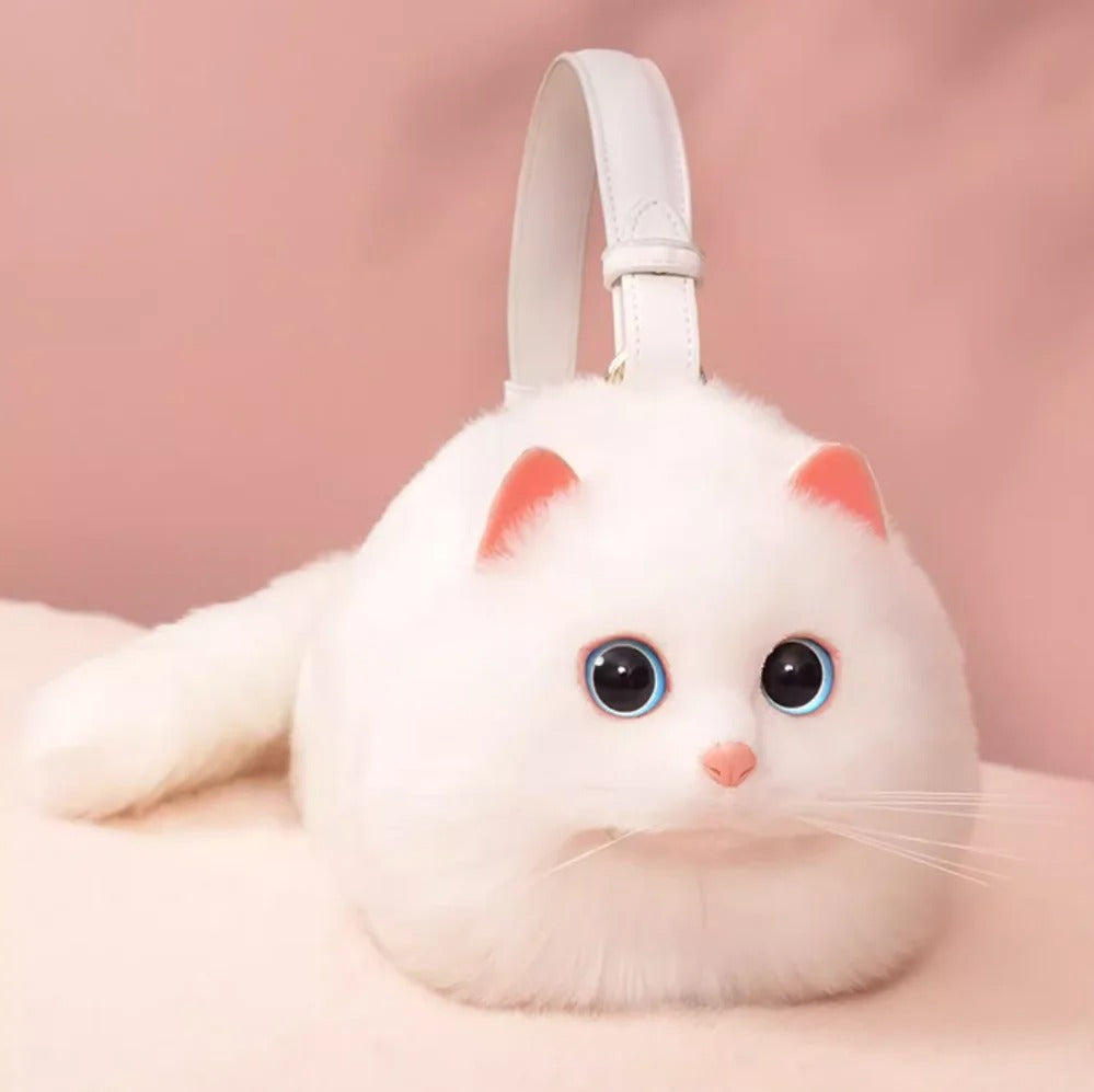 one shoulder cute cat bag