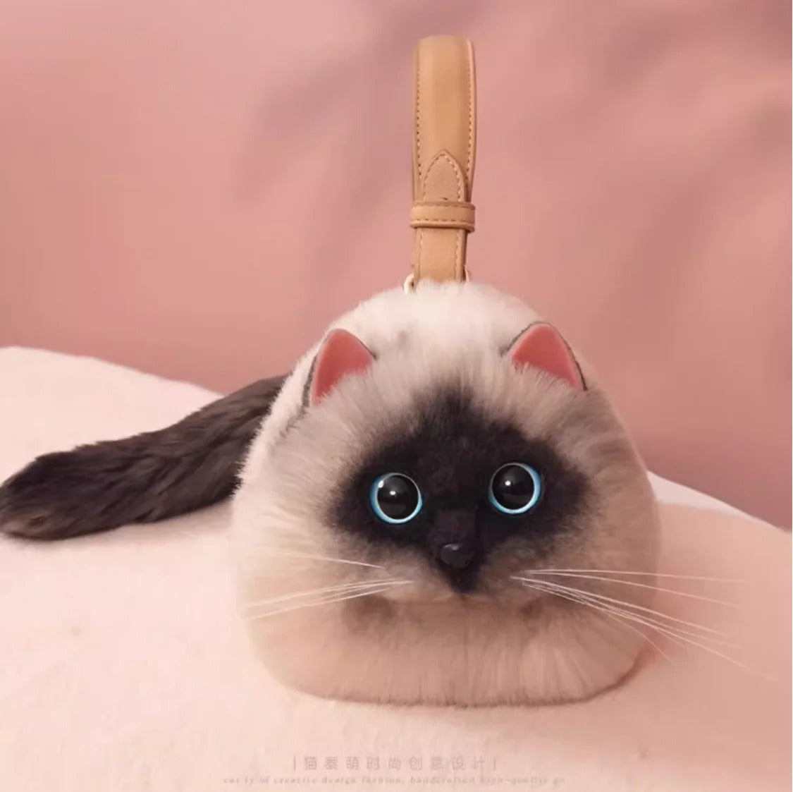 one shoulder cute cat bag