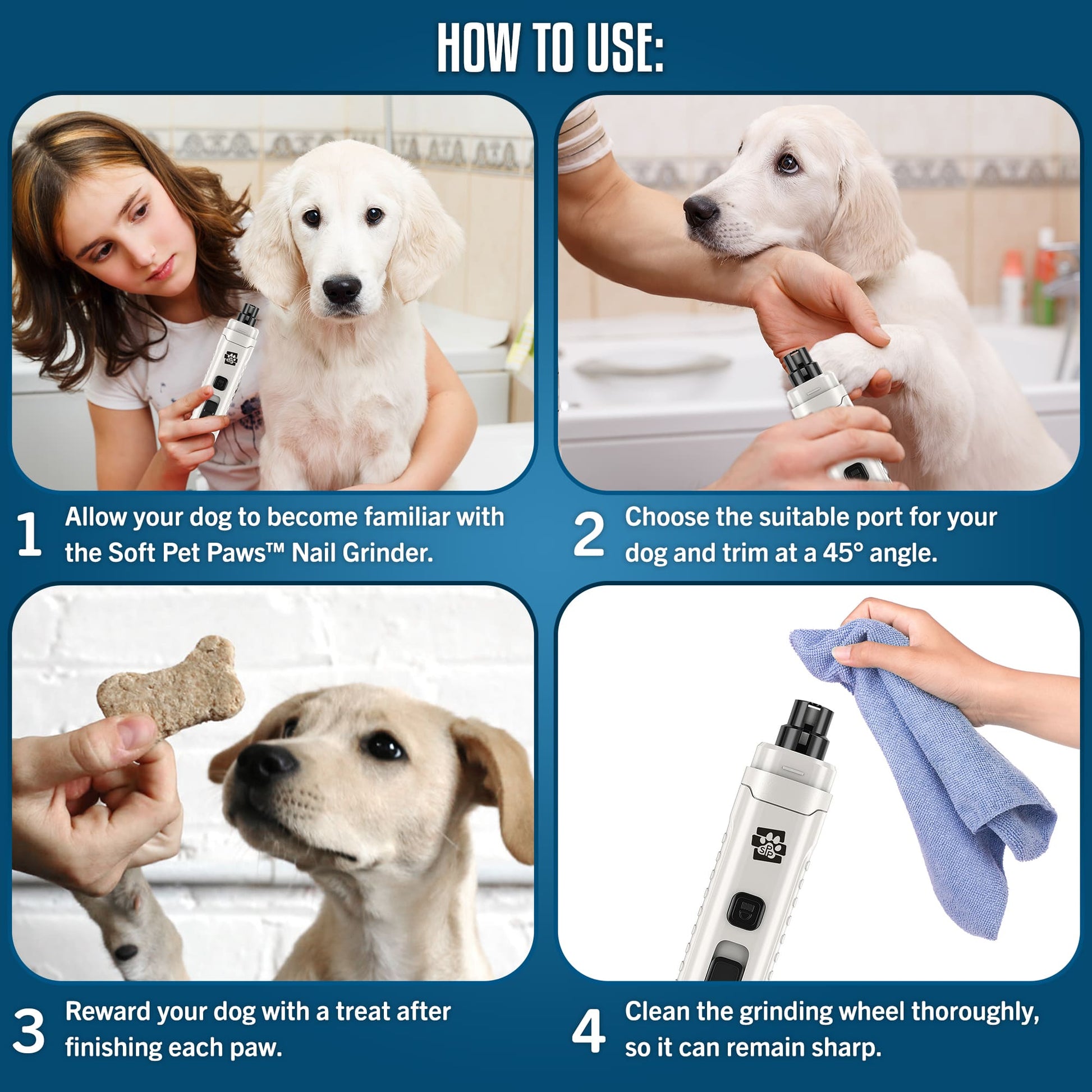Professional Dog Nail Grinder