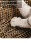 Oval Cat Scratching Board Cat Bed and toy