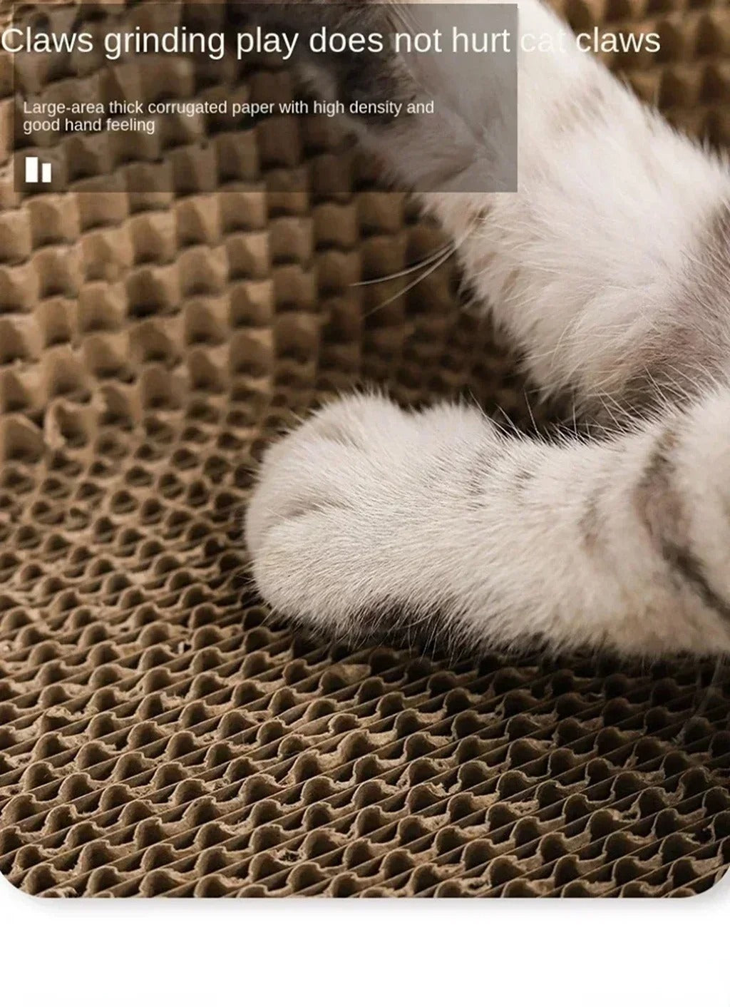 Oval Cat Scratching Board Cat Bed and toy