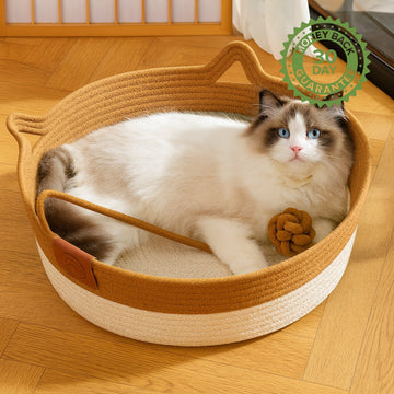 Instinct Basket | Handwoven & Chemical-Free Cat Territory