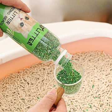 A Bottle of Cat Litter Deodorizing Beads 