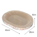 Oval Cat Scratching Board Cat Bed and toy