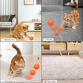 automatic rolling rechargeable boucing cat toy ball